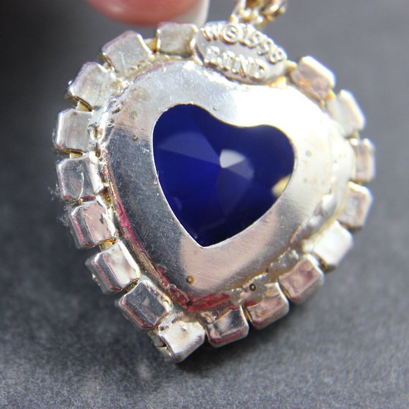 Vintage 1998 Cobalt Blue Heart of the Ocean Lind W - Picture 6 of 6